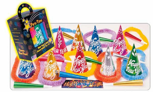 Colorful - and-  Bright - New - Year's - Eve - Party - Kit - For - 10 - Canada - USA -