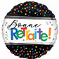 Bonne Retraite Happy Retirement French 18" Round Foil