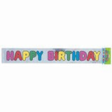 Foil Happy Birthday Banner 12ft