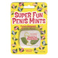 Super Fun Penis Mints Peppermint Flavored Penis Shaped Mini-Mints Tin