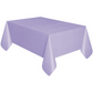 Lavender Solid Rectangular Plastic Table Cover 54" x 108"