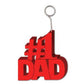 #1 dad balloon weight photo stand