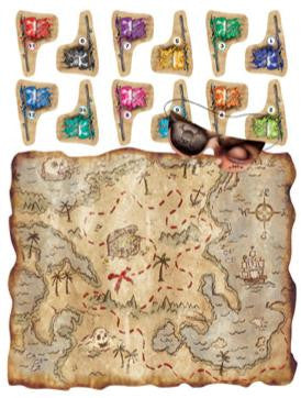 Pirate Treasure Map Party Game 14/PCS