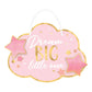 Oh Baby Girl Hanging Sign 1/CT