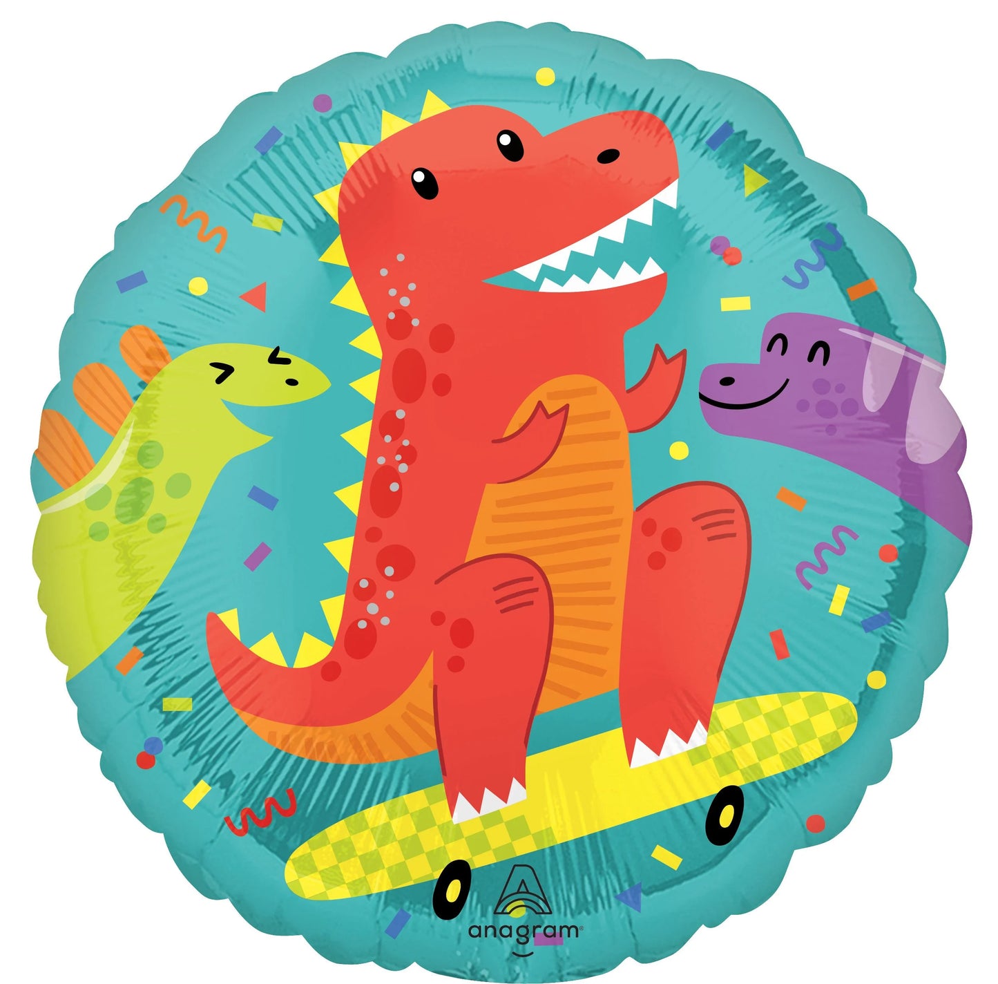 Dinosaur Birthday Foil Balloon 18"