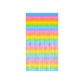 Pastel Rainbow Tinsel Fringe Curtain Party Decor Photo Backdrop 8.2'