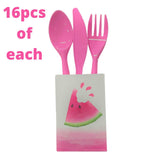 Watermelon Theme Birthday Table Setting