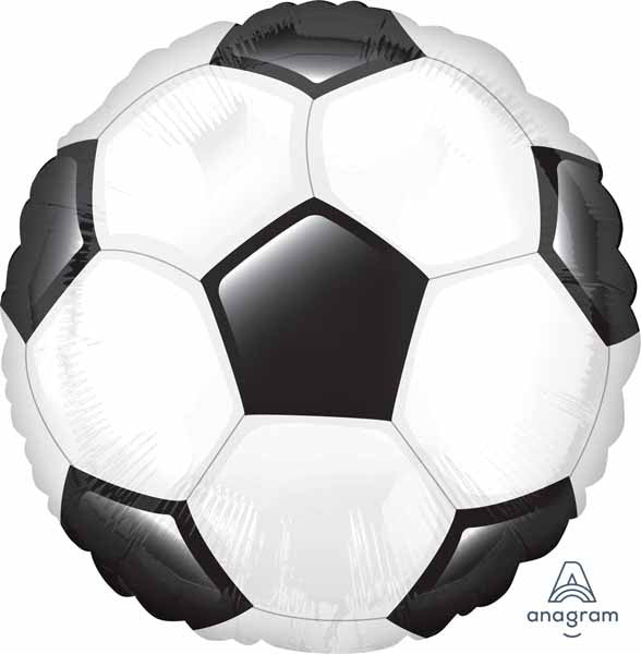 jumbo soccer ball helium foil balloon