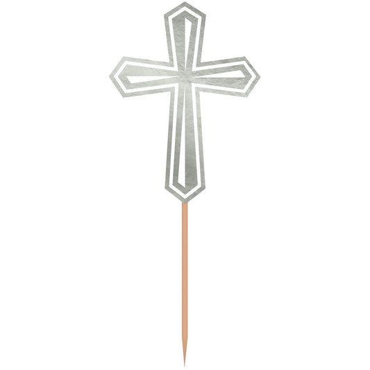 Communion Cross Party Picks - Silver 36/CT
