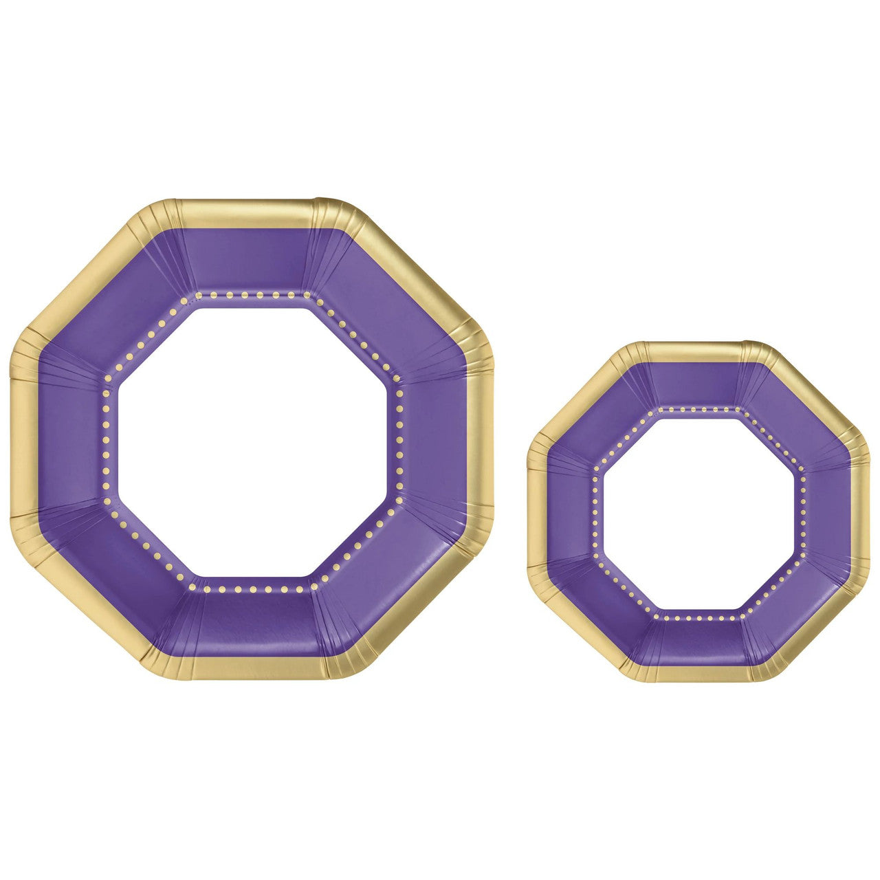 Multipack, Premium Paper Plates - New Purple