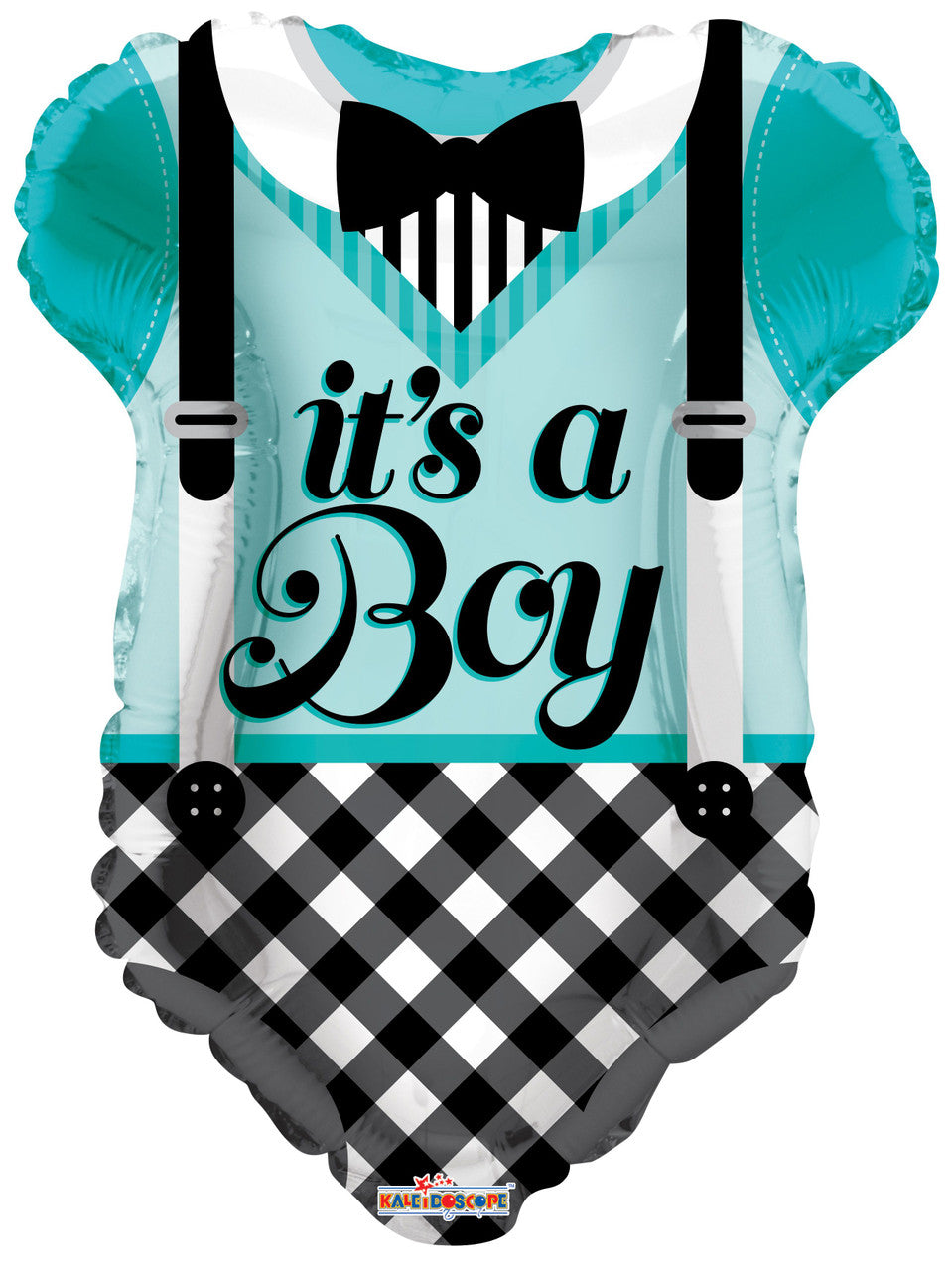 It's A Boy Blue Baby Clothes Shaped Foil Balloon