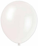 Clear 12" Latex Balloons Helium Quality 10pk