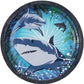 Circling Sharks Nautical 7" Cake Plates Birthday Party Decor Tableware 8pcs/pk