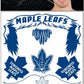Stachetats NHL Toronto Maple Leafs Temporary Face Tattoos Hockey Sports Fan