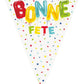 Bright Bonne Fête Flag Banner 12 ft