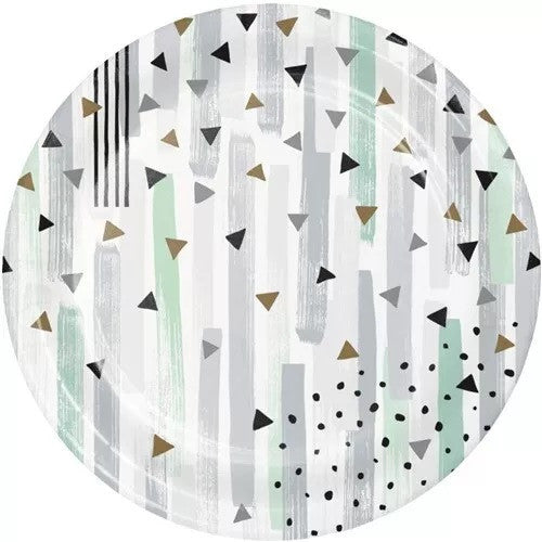 Minted Milestone Birthday 7-inch Plates Paper Tableware Supplies 8/CT