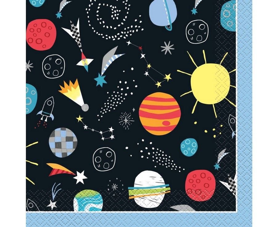Outer Space Luncheon Napkins 16/CT