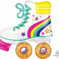 Roller Skate 30" Jumbo Foil Balloon