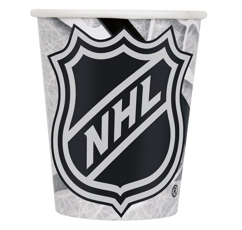 NHL Hockey Party 9oz Paper Cups 8/CT