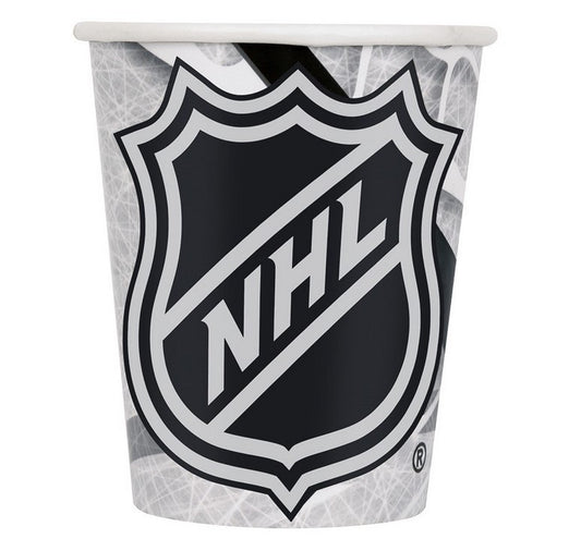 NHL Hockey Party 9oz Paper Cups 8/CT