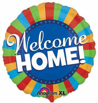 Welcome Home Blitz 33" Jumbo Foil Balloon