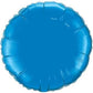 Qualatex 36" Huge Sapphire Blue Round Shape Foil Balloon
