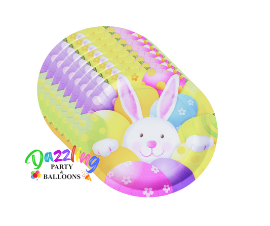 Cute Easter Dinner Paper Plates