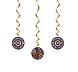 Nerf Party Hanging Swirls Decorations 3/CT