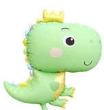 32" Matte Baby Dino Foil Balloons Green