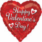 Heart Shaped Foil Balloon Valentine's Day