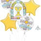 Anagram 1st Communion Balloon Bouquet 5 Mylar Foil