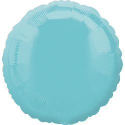 Robin's Egg Blue Round Shape Foil Balloon 18"