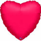 4" Red Mini Heart Shaped Foil Balloon