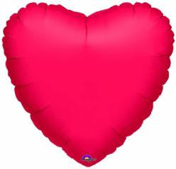 4" Red Mini Heart Shaped Foil Balloon