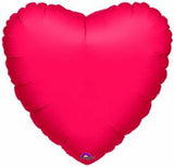 4" Red Mini Heart Shaped Foil Balloon
