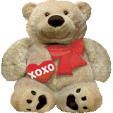Anagram 28" Jumbo Supershape Cuddly Bear Love XOXO Foil Balloon