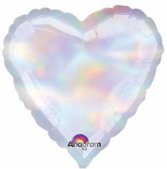 Iridescent Foil Heart Balloon
