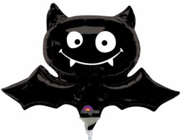 Mini Bat Balloon On a Stick