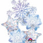 Snowflake Helium Balloon Bouquet