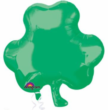 Anagram 18" Shamrock Shaped Green St. Patrick's Day Foil Balloon