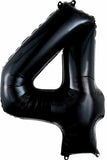 34" Number 4 Supershape Decorative Foil Balloon