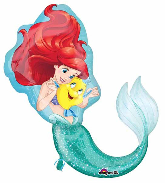 Little Mermaid Supershape Foil Balloon