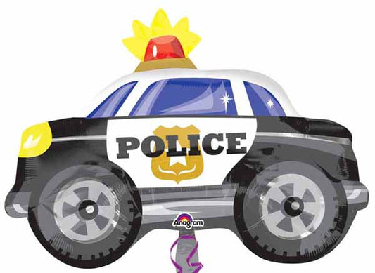 Police car shaped balloon