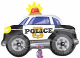 Police car shaped balloon