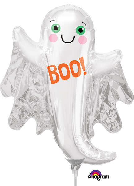 Mini Ghost Balloon On a Stick