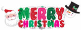 41" Merry Christmas Supershape Foil Balloon