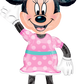 54" Minnie Mouse Airwalker Balloon