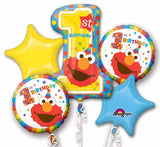 Elmo 1st Birthday Balloon Bouquet