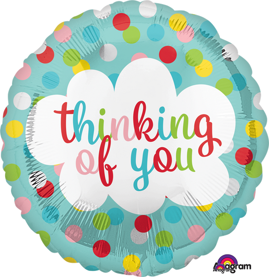 Polka Dots Thinking Of You Balloon