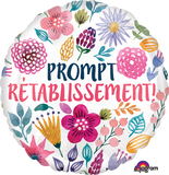 Get Well Soon In French Balloon